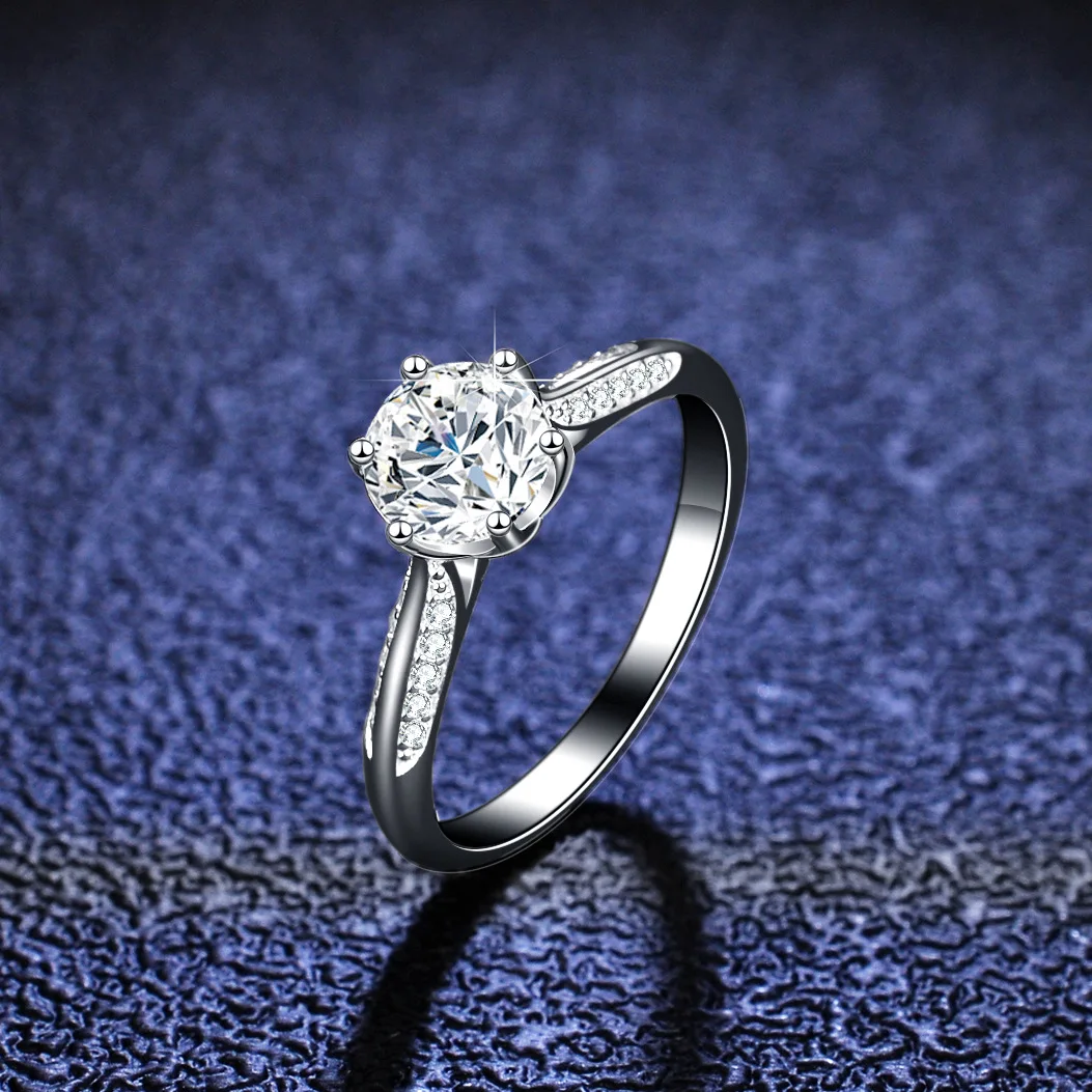 루미라 1캐럿 모이사나이트 약혼 반지, 플래티넘 PT9 - Moissanite Engagement Ring 1 Carat 리뷰 및 가격