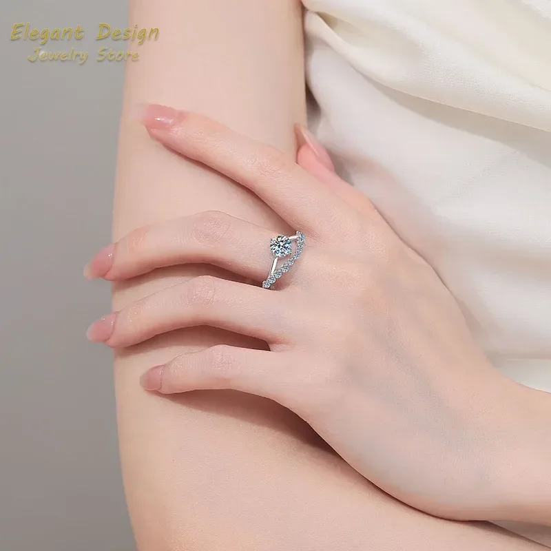 크라운 오브 러브 플래티넘 Pt950 웨딩 밴드, 1캐 - Moissanite Engagement Ring 1 Carat 리뷰 및 가격