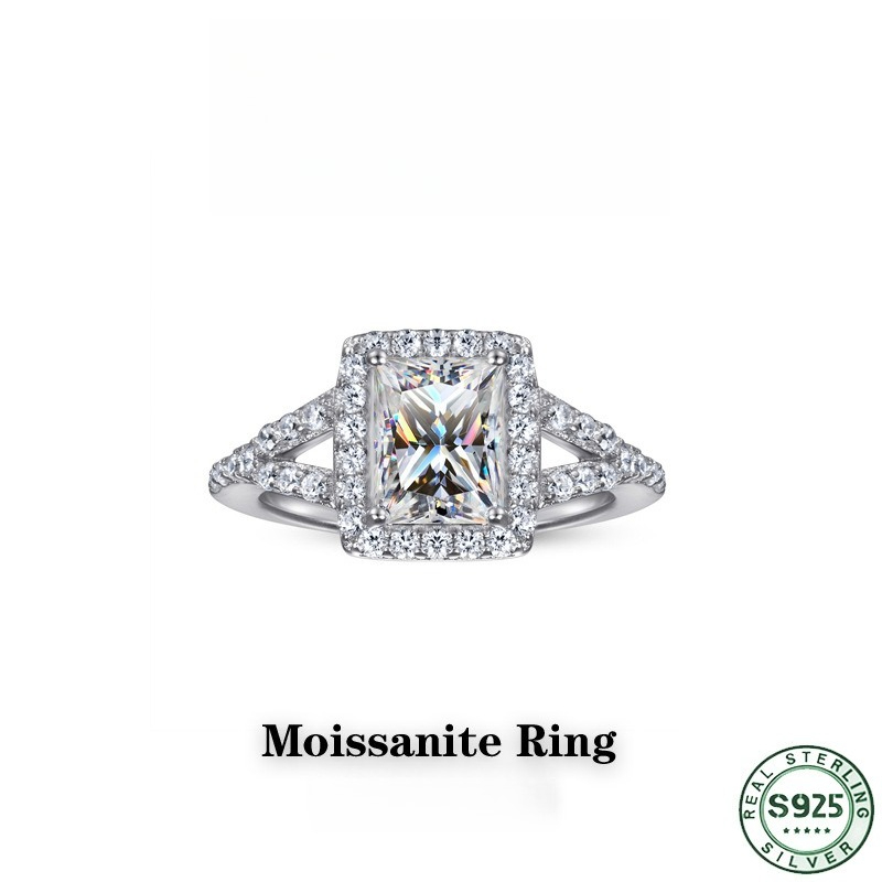 인기리에 판매 중인 패션 반지, 100% S925 실버 - Moissanite Engagement Ring 1 Carat 리뷰 및 가격